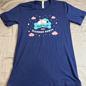 Muttville slumber Pawty Tshirt Size XS